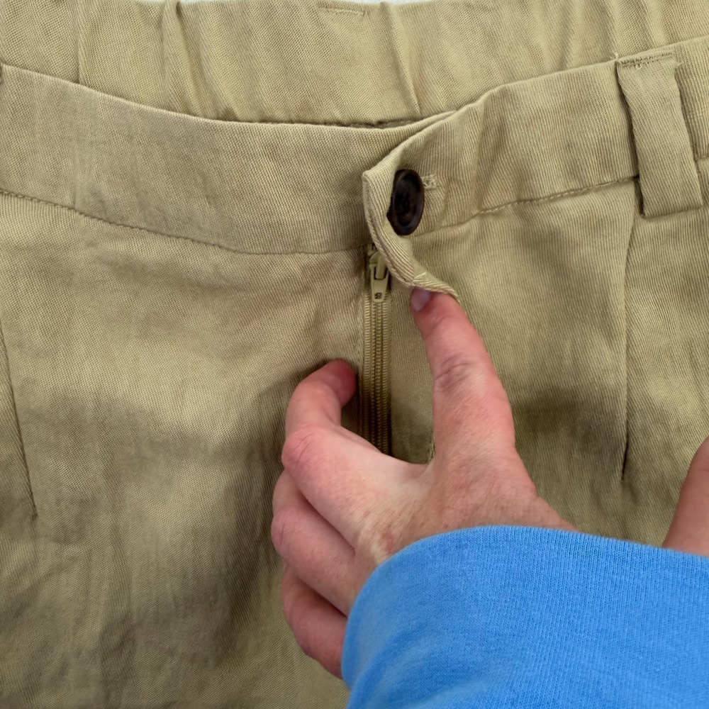 NWT A New Day Women's Beige High-Rise Straight Trousers Size 16 - Picture 5 of 11